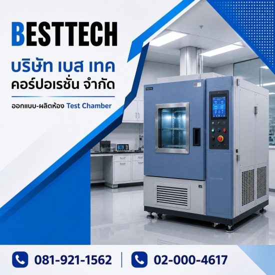 ผู้ผลิตและออกแบบ Test Chamber